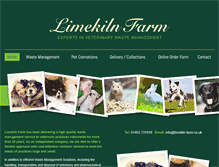 Tablet Screenshot of limekiln-farm.co.uk